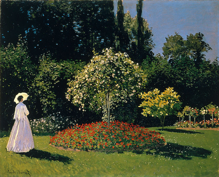 Jeanne-Marguerite Lecadre in the Garden Sainte-Adresse